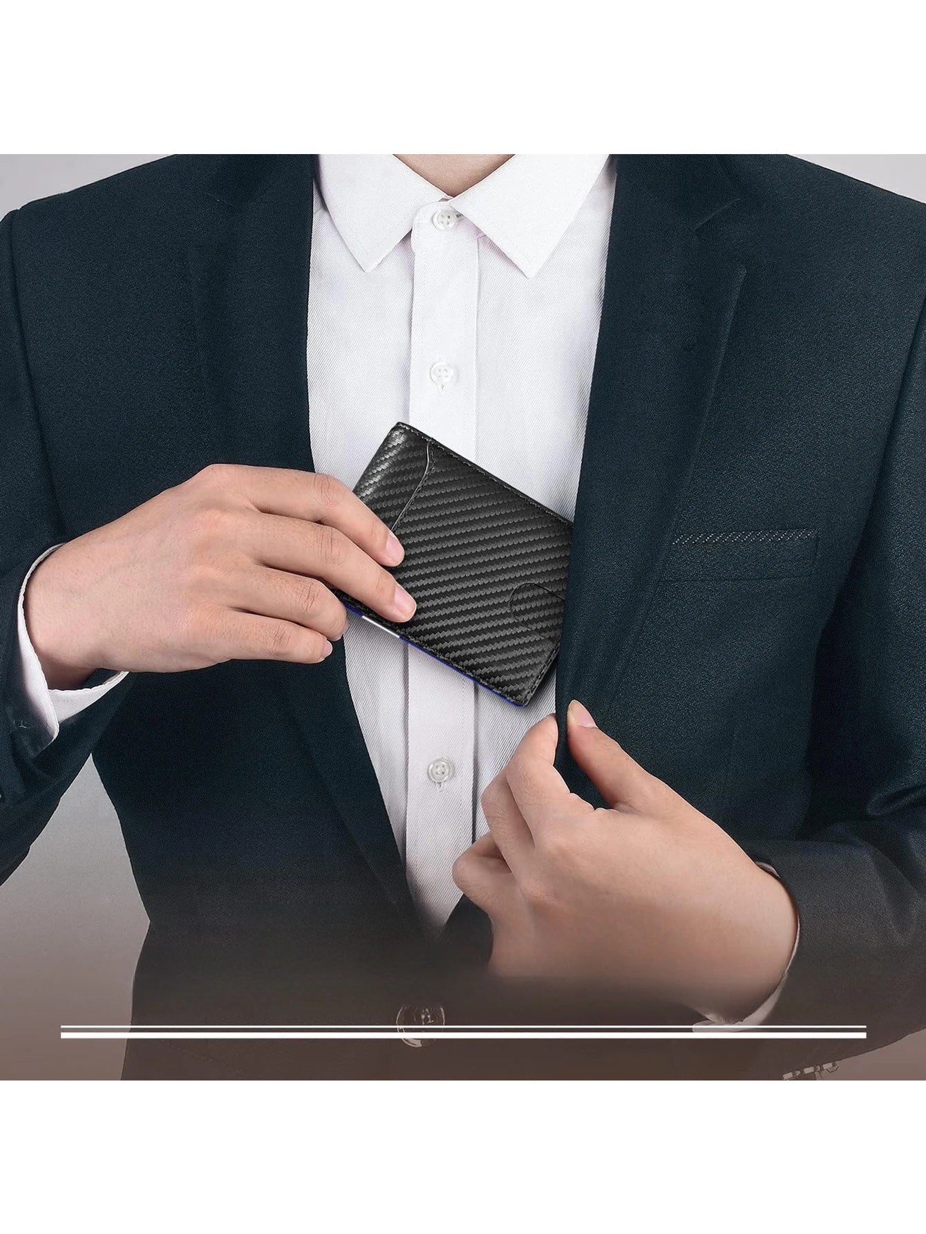 Carbon Fiber Slim Card Wallet